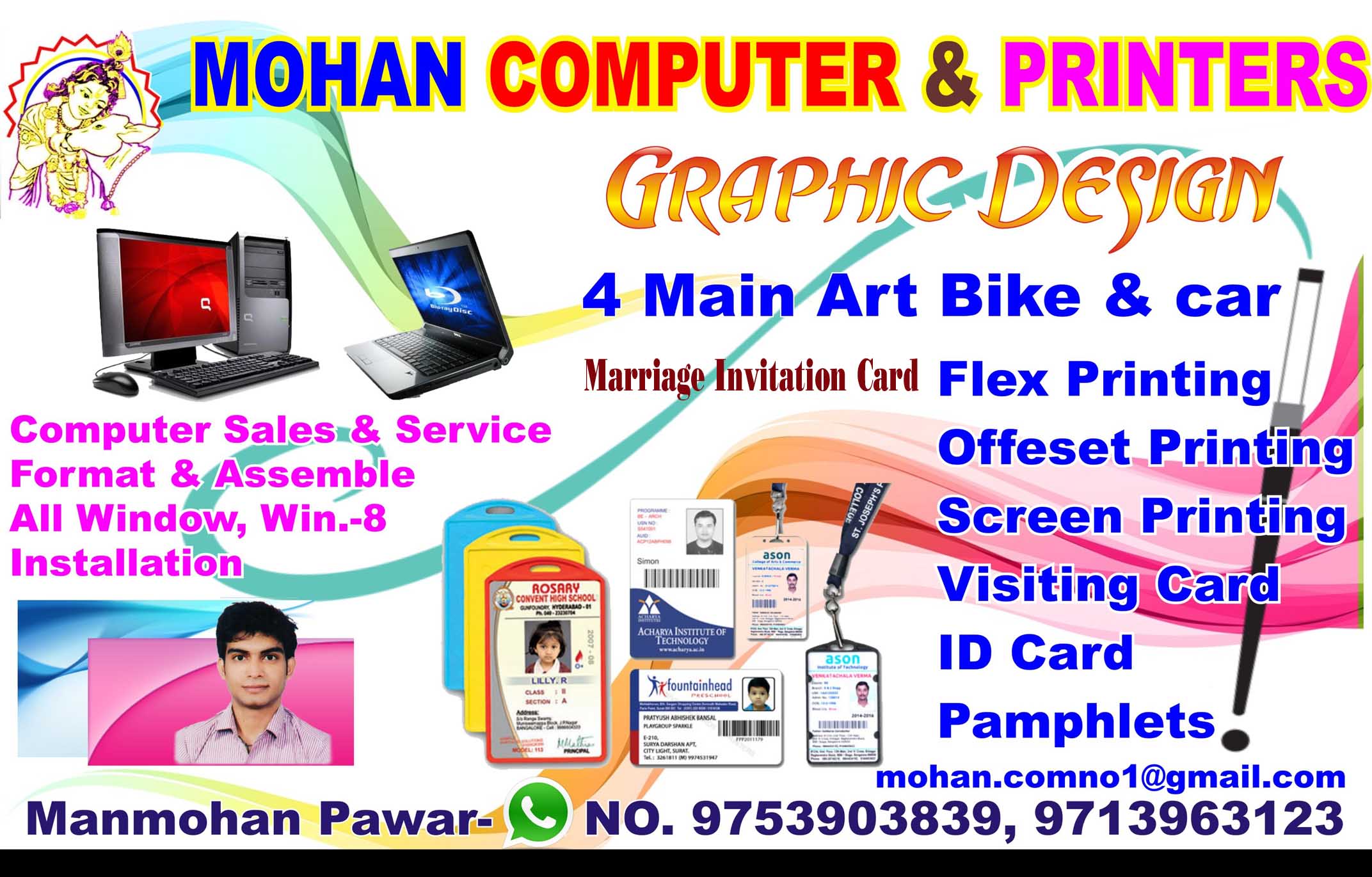Graphic Design, Printing work in Bhopal